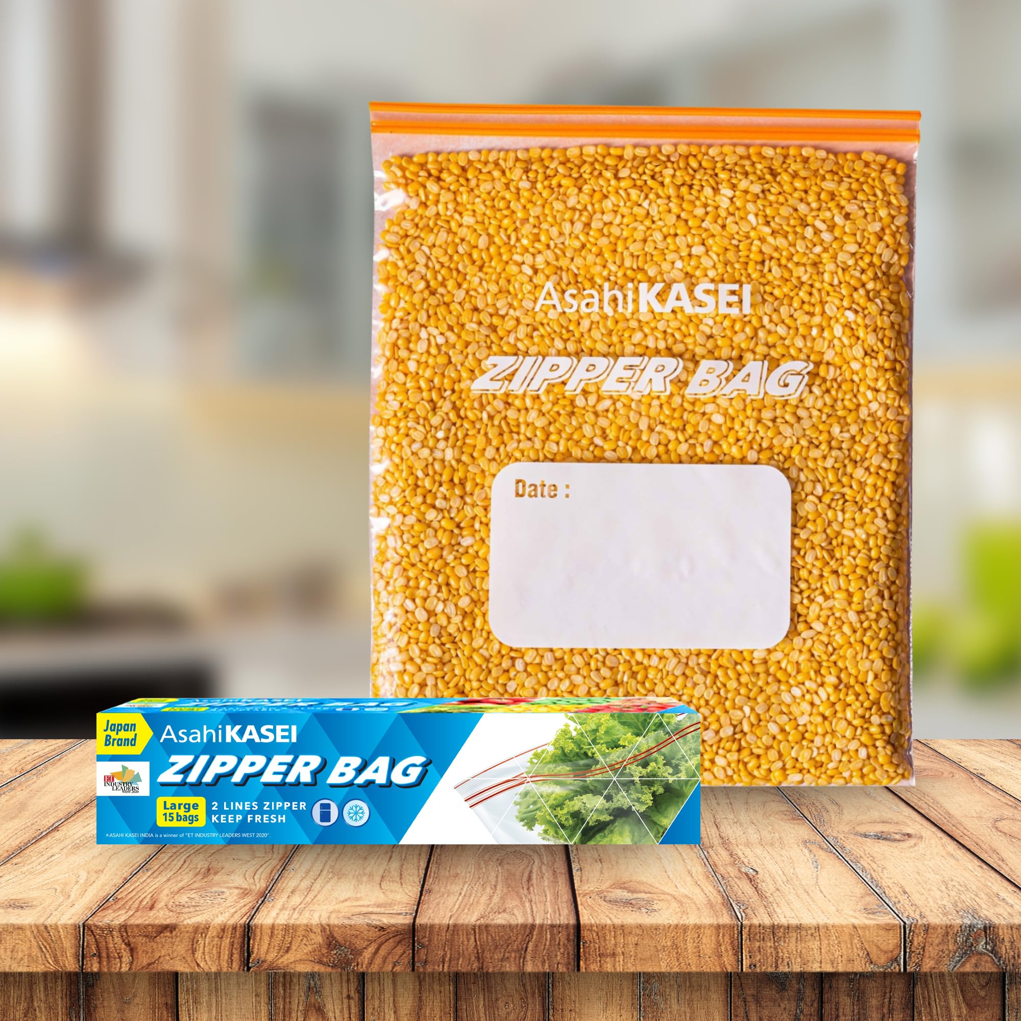Buy Asahi Kasei Large Zipper Bag | 15 Bags | 100% Leak-Proof